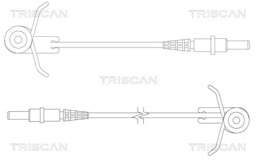 TRISCAN Indikators, Bremžu uzliku nodilums 8115 10004