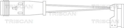 TRISCAN Indikators, Bremžu uzliku nodilums 8115 10010