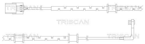 TRISCAN Indikators, Bremžu uzliku nodilums 8115 10013