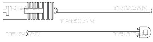 TRISCAN Indikators, Bremžu uzliku nodilums 8115 11009