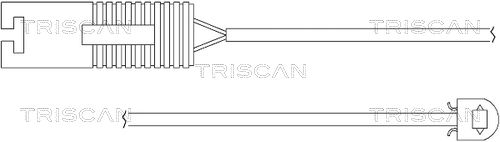 TRISCAN Indikators, Bremžu uzliku nodilums 8115 11014