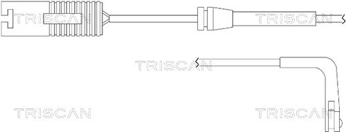 TRISCAN Сигнализатор, износ тормозных колодок 8115 11016