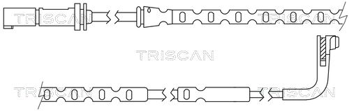 TRISCAN Indikators, Bremžu uzliku nodilums 8115 11041