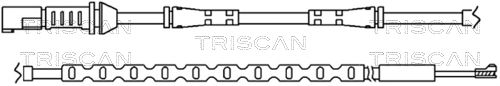 TRISCAN Indikators, Bremžu uzliku nodilums 8115 11048