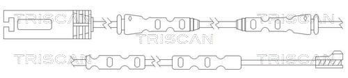 TRISCAN Сигнализатор, износ тормозных колодок 8115 11062