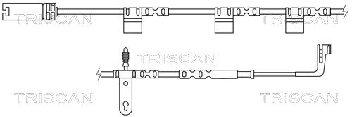 TRISCAN Indikators, Bremžu uzliku nodilums 8115 17013