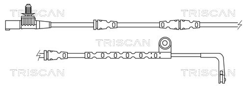 TRISCAN Indikators, Bremžu uzliku nodilums 8115 17017