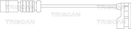TRISCAN Indikators, Bremžu uzliku nodilums 8115 23018