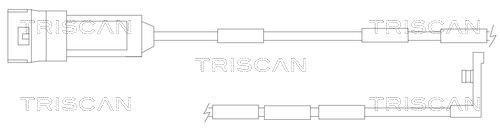 TRISCAN Indikators, Bremžu uzliku nodilums 8115 24001