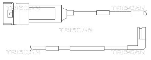 TRISCAN Сигнализатор, износ тормозных колодок 8115 24002