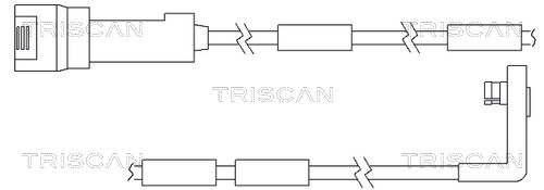 TRISCAN Indikators, Bremžu uzliku nodilums 8115 24008