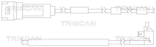 TRISCAN Сигнализатор, износ тормозных колодок 8115 24011