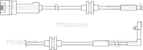 TRISCAN Сигнализатор, износ тормозных колодок 8115 24012