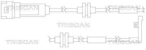 TRISCAN Indikators, Bremžu uzliku nodilums 8115 24014