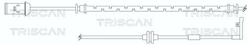 TRISCAN Сигнализатор, износ тормозных колодок 8115 24017