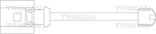 TRISCAN Indikators, Bremžu uzliku nodilums 8115 29012
