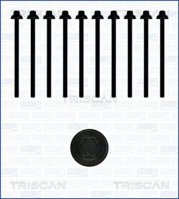 TRISCAN Cilindru galvas skrūvju komplekts 98-5012