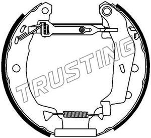 TRUSTING Комплект тормозных колодок 6086