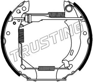 TRUSTING Комплект тормозных колодок 6095