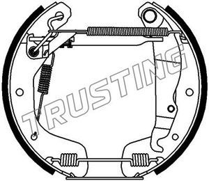 TRUSTING Комплект тормозных колодок 6193