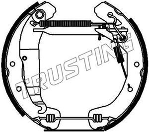 TRUSTING Комплект тормозных колодок 6248