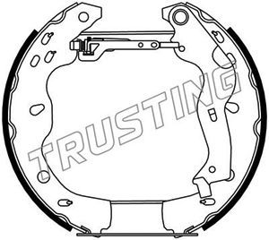 TRUSTING Комплект тормозных колодок 6301