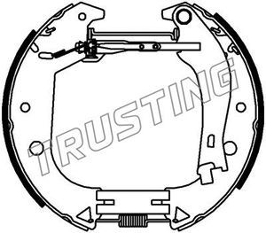 TRUSTING Комплект тормозных колодок 6385
