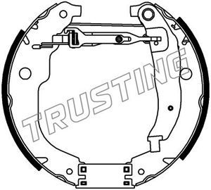 TRUSTING Bremžu loku komplekts 6423