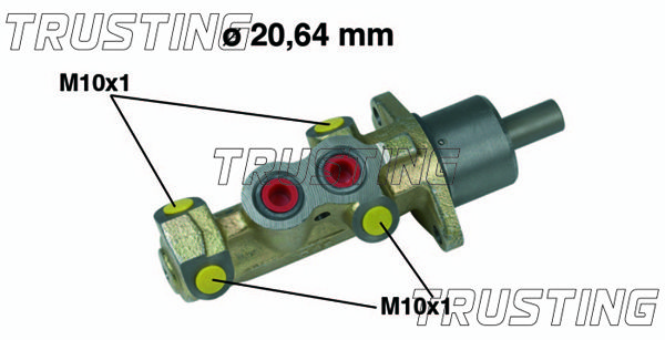 TRUSTING Главный тормозной цилиндр PF201