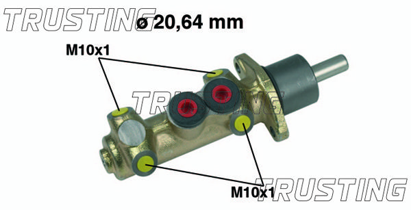 TRUSTING Главный тормозной цилиндр PF246