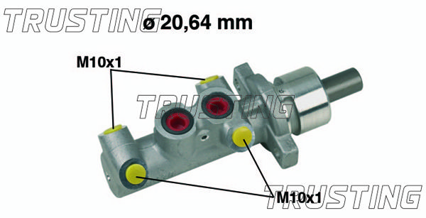 TRUSTING Главный тормозной цилиндр PF380