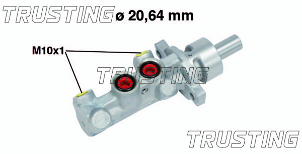 TRUSTING Galvenais bremžu cilindrs PF553