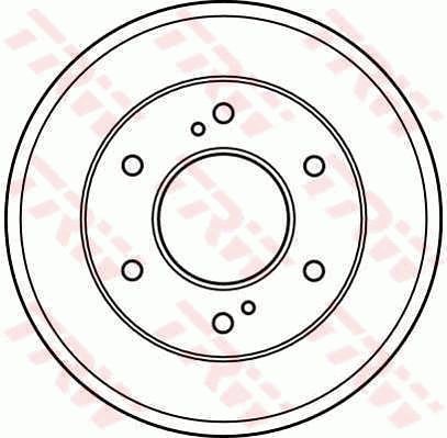 TRW Тормозной барабан DB4140