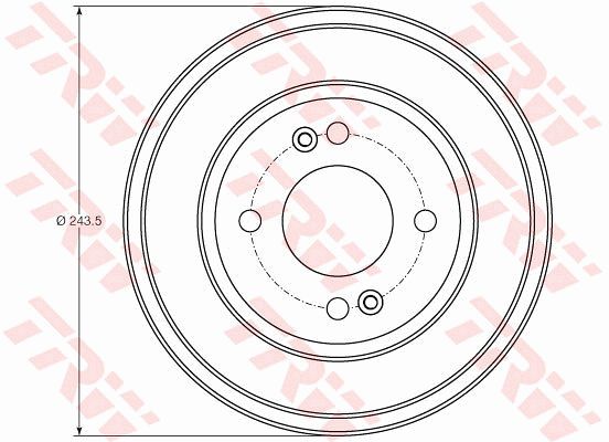 TRW Тормозной барабан DB4401