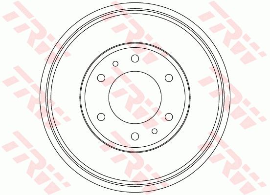 TRW Тормозной барабан DB4423