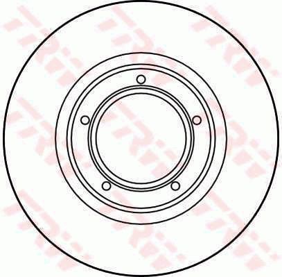 TRW Bremžu diski DF1667