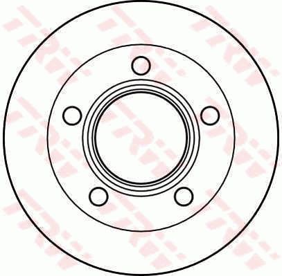 TRW Тормозной диск DF2008S