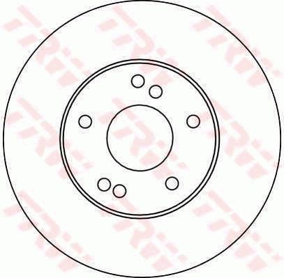 TRW Bremžu diski DF4090