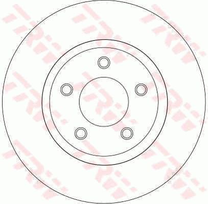TRW Bremžu diski DF4243