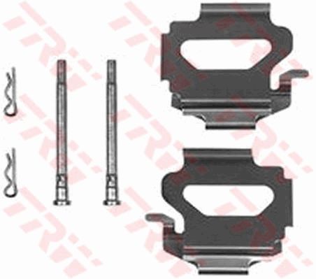 TRW Комплектующие, колодки дискового тормоза PFK296