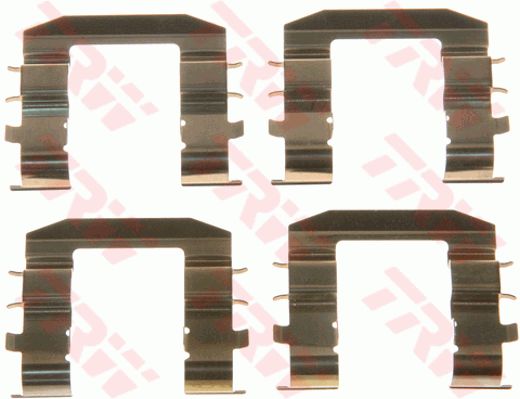 TRW Комплектующие, колодки дискового тормоза PFK558