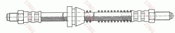 TRW Bremžu šļūtene PHC208