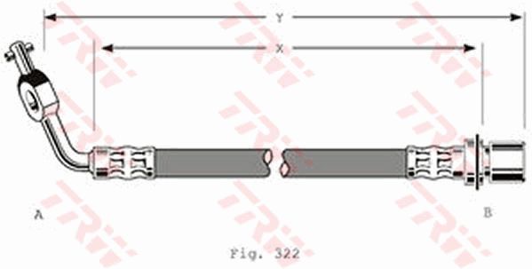 TRW Тормозной шланг PHD292