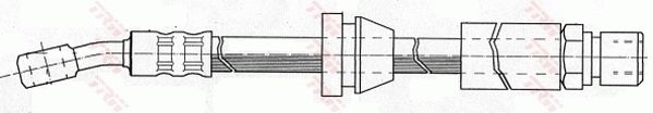 TRW Тормозной шланг PHD415