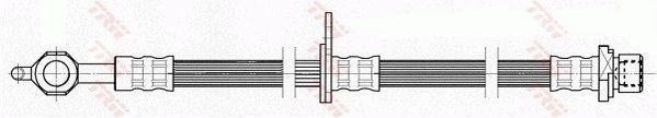 TRW Тормозной шланг PHD461