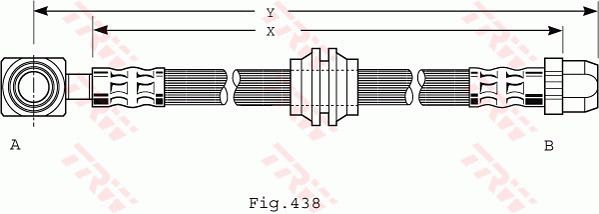 TRW Тормозной шланг PHD485