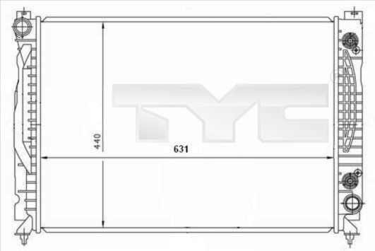 TYC Radiators, Motora dzesēšanas sistēma 702-0001