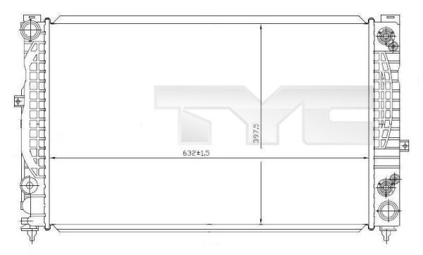 TYC Radiators, Motora dzesēšanas sistēma 702-0008