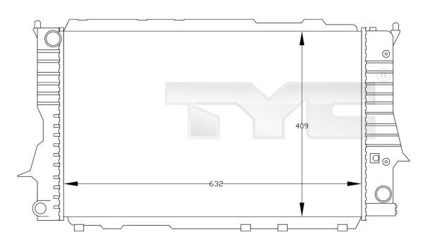 TYC Radiators, Motora dzesēšanas sistēma 702-0030