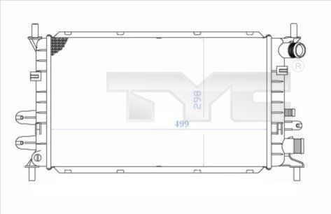 TYC Radiators, Motora dzesēšanas sistēma 710-0033